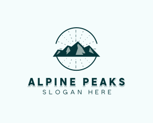 Hipster Mountain Alpine logo