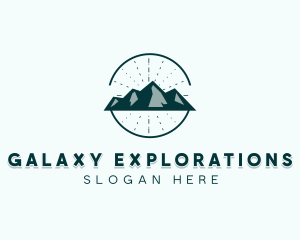 Hipster Mountain Alpine logo design