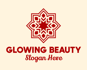 Red Flower Pattern logo