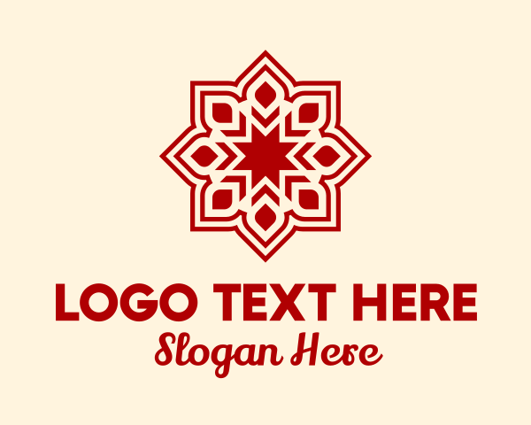 Yoga Flower logo example 2