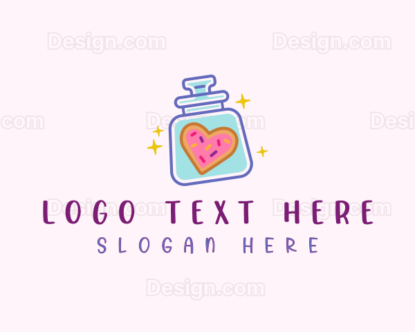 Heart Cookie Jar Logo