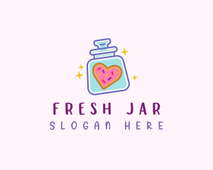 Heart Cookie Jar logo design