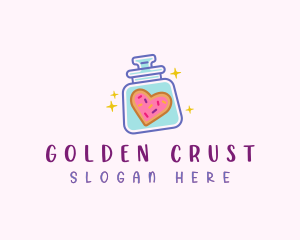 Heart Cookie Jar logo design