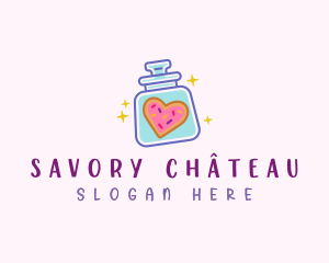 Heart Cookie Jar logo design