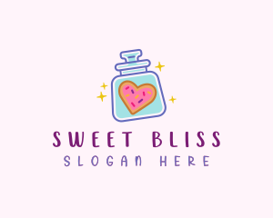 Heart Cookie Jar logo design