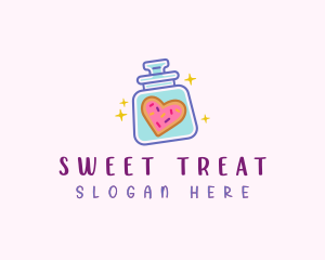 Heart Cookie Jar logo design