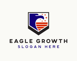 Eagle Shield Patriotic logo design