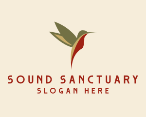 Hummingbird Bird Sanctuary logo design