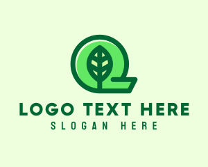 Organic Herb Letter Q logo