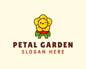 Flower Garden Petals logo design