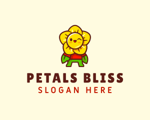 Flower Garden Petals logo design