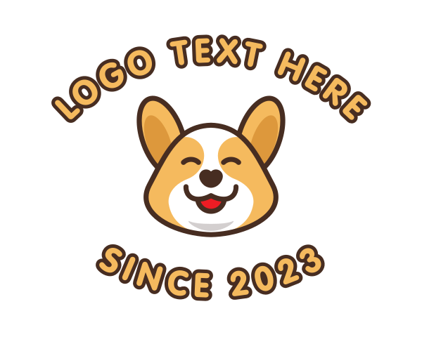Doggo logo example 2