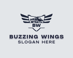 Car Wings Detailing logo design