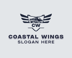 Car Wings Detailing logo design