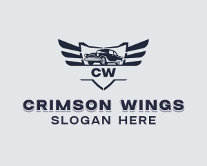 Car Wings Detailing logo design