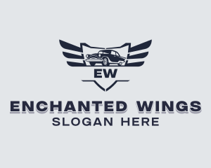 Car Wings Detailing logo design