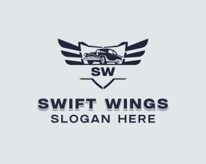 Car Wings Detailing logo design