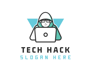 Cyber Tech Gamer Hacker logo design