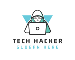 Cyber Tech Gamer Hacker logo design