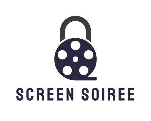 Padlock Film Reel logo design