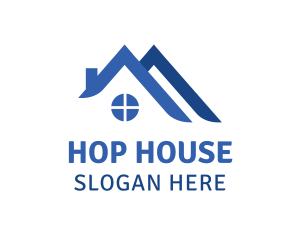 House Roofing Company logo design