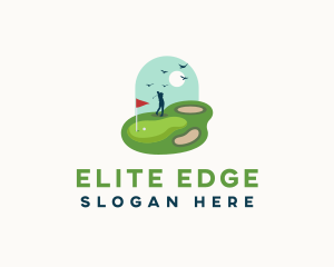 Sports Golf Course logo design