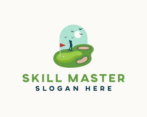 Sports Golf Course logo design