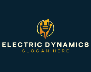 Power Electricity Plug logo