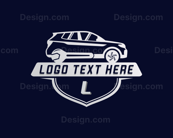 Car Wrench SUV Logo