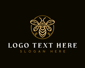 Elegant Honey Bee logo
