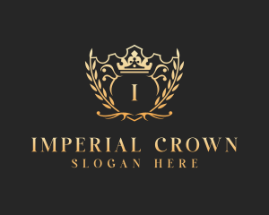 Royal Crown Shield logo design