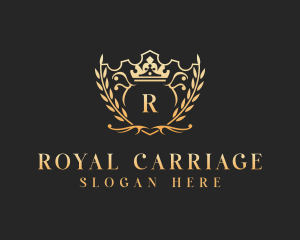 Royal Crown Shield logo design