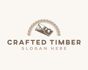 Planer Woodwork Carpentry logo design