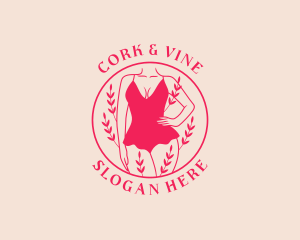 Sexy Lingerie Woman logo design