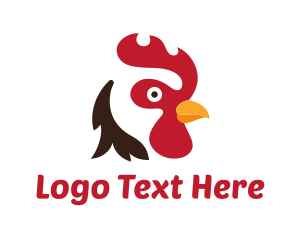 Chicken Hen Farmer logo