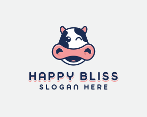 Happy Cow Dairy logo design