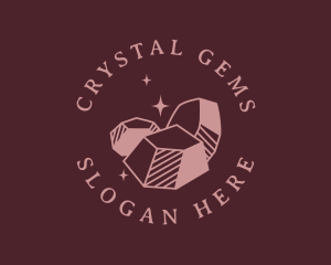 Crystal Gem Boutique logo design