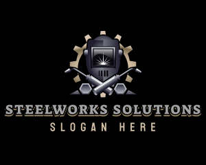 Welding Cog Mechanic logo design