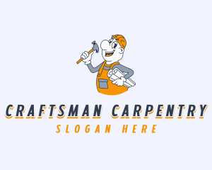 Carpenter Repair Renovation logo design