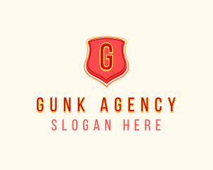 Shield Crest Agency logo design