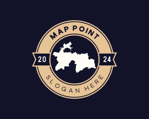 Tajikistan Geography Map logo