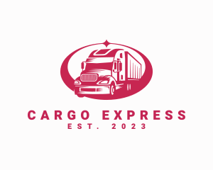 Star Freight Cargo Truck logo design