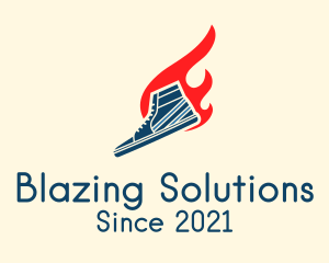 Blazing Fire Sneakers  logo