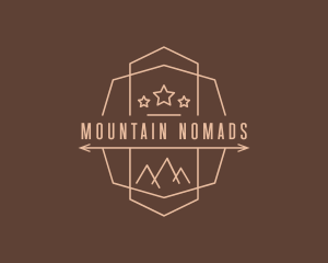 Star Mountain Arrow logo design