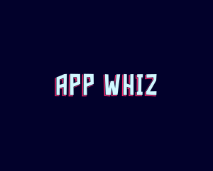 Glitch Tech Game App logo design