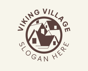 Village House Roof  logo design