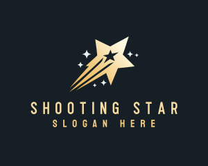 Sparkling Shooting Star logo design