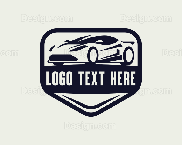 Automotive Race Car Logo