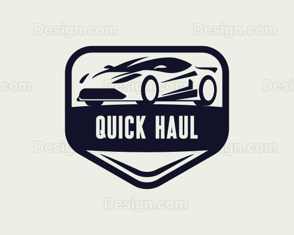 Automotive Race Car Logo