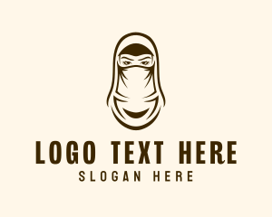 Arabian Female Burqa logo